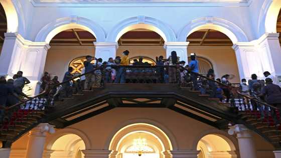 Fleeing Sri Lankan president's cash in court, succession battle begins