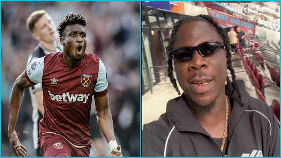 Kudus says Stonebwoy’s presence in the stadium brought him luck to score his first Premier League goal