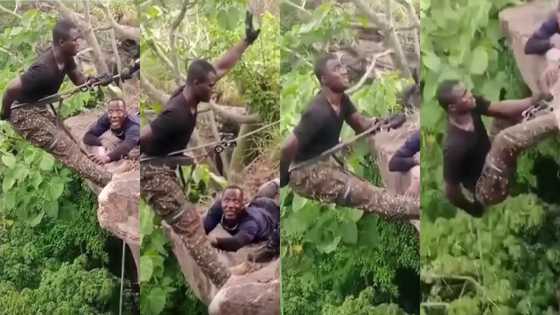 Video of 'fearo' security personnel going through rappel training cracks ribs online