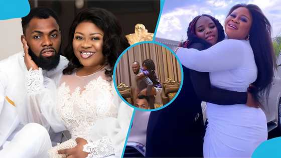 Reverend Obofour spends time with his daughter Lawrensa amid rumoured marital crisis, video stirs reactions