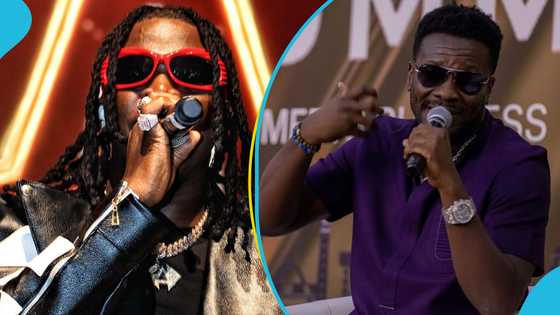 Stonebwoy excites fans as he praises Asamoah Gyan for his musical prowess