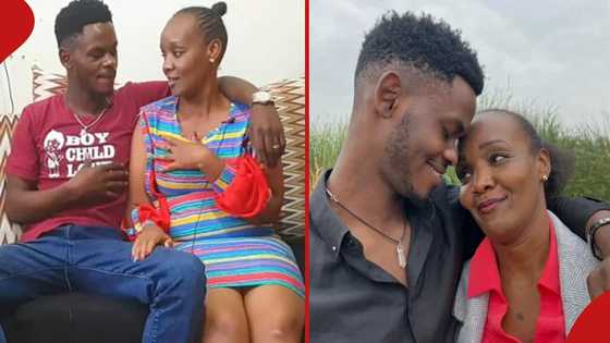 Promise and Terry: 5 photos of woman, 42, dating 22-year-old man showing off their blissful love