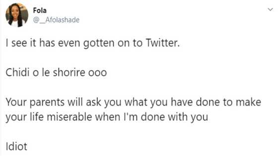 Lady discovers her boyfriend is cheating on her on Twitter after bragging about stealing men; rains curses on him