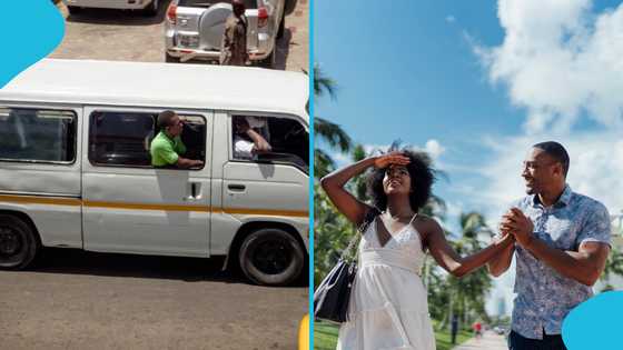 Lady refuses to join trotro with her boyfriend, causing a scene: "I only use Uber"