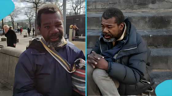 Ghanaian man who sponsored wife to UK now rendered homeless, video of current state evokes sorrow