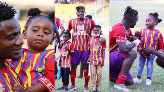 Adorable photos of Hearts players celebrating league triumph with their kids pop up