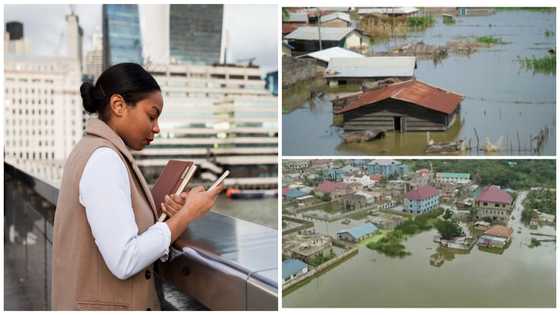 Town named '3rd October' in Amasaman gets flooded for first time on 3rd October