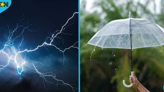 Ghana Meteorological Agency lists areas to face thunderstorms today