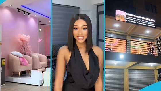 23-year-old Ghanaian lady showcases her plush salon and boutique