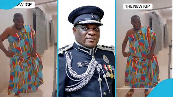 Video of new IGP Tetteh Yohuno dancing in elation surfaces after appointment