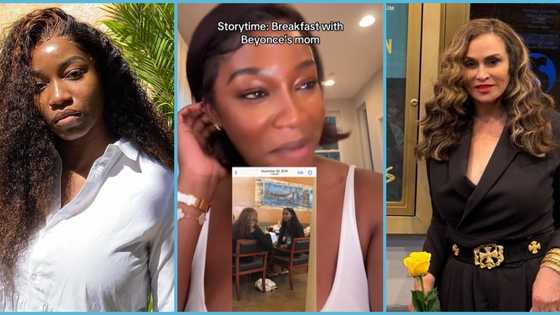 Kennedy Agyapong's daughter Amanda shares her breakfast experience with Beyonce's mum: "Levels dey"