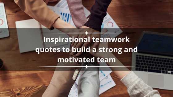 Top 40+ inspirational teamwork quotes to build a strong and motivated team