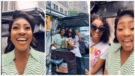 "Good music sells" - Cookie Tee overjoyed after pragya played Black Sherif's 'Kweku The Traveller' at Times Square, New York