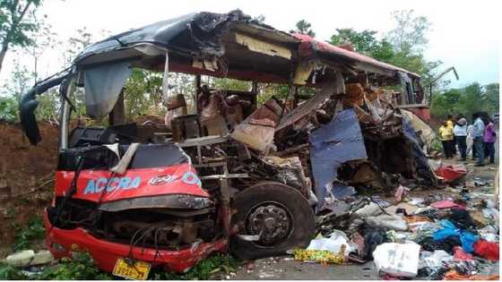 2 dead, 15 others injured in accident caused after bus tyre burst on Buipe-Tamale highway