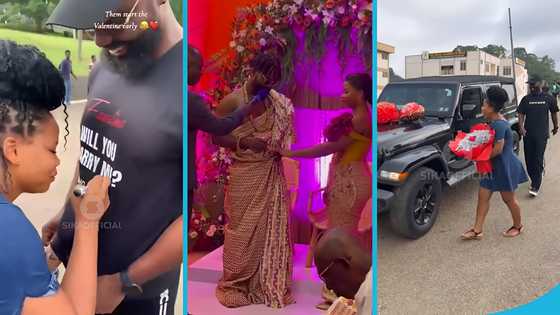 UMaT student who received Jeep Wrangler and money on Val's Day weds, videos trend