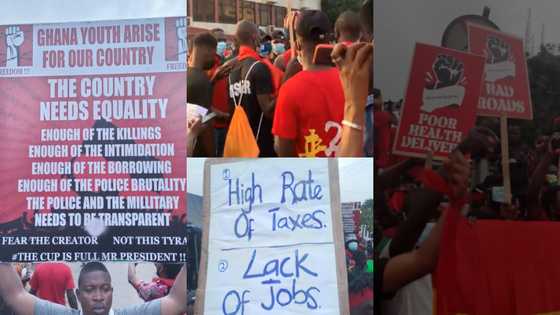 FixTheCountry: Ghanaians march to demand better living conditions on Founder's Day, videos emerge