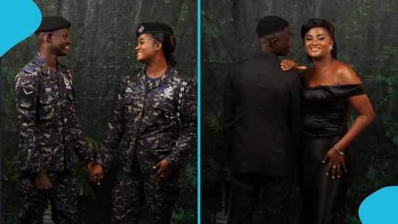 Adorable Ghanaian police couple set to tie the knot: "This is the doing of the Lord"