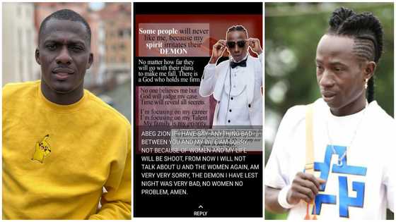 Patapaa pleads with ZionFelix for forgiveness, tells him it was demons from previous night that pushed him to make false accusations