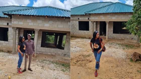 Man comes home from abroad to find stranger building mansion on his land