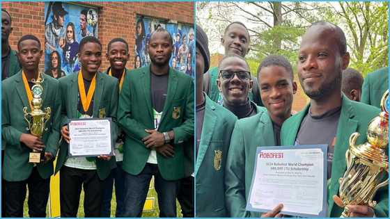 Prempeh College hoists Ghana's flag as they win World Robotics Olympiad, video trends