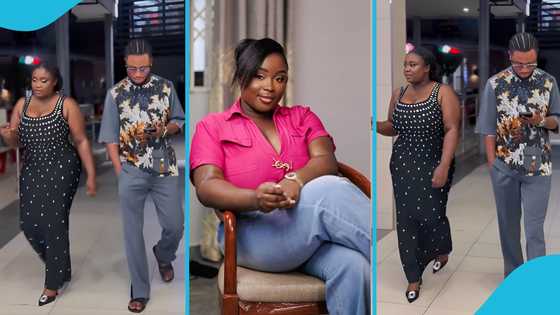Maame Serwaa attends Ben South's movie premiere with her rumoured boyfriend