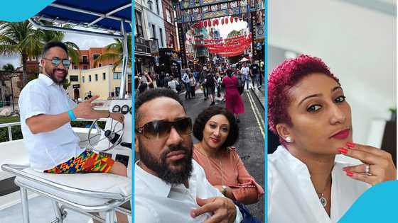 Majid Michel flaunts beautiful sister who looks exactly like him