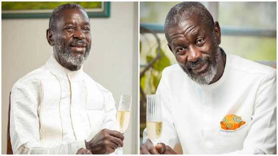 Dr. Prince Kofi Amoabeng marks his 71st birthday with cute photos, many admire how young he looks