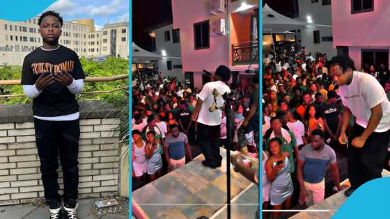 Kyekyeku gets poor reception from crowd during music performance at an event