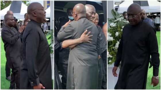 He was sad: Bawumia pays respect as Tobinco Group CEO buries mum; emotional video pops up