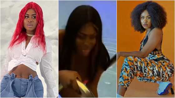 Yaa Jackson twerks hard in video as she shows off her beauty in hot swimwear ahead of her b'day