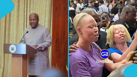 President Mahama takes selfies with persons with disability, warms hearts: "Love for the people"