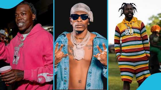 Shatta Wale Spotted With Popcaan And Skillibeng In Jamaica After Meeting Vybz Kartel
