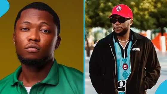 Nigerian comic actor Brain Jotter sings Ghanaian anthem at Deacon Famous and Mawusi's wedding