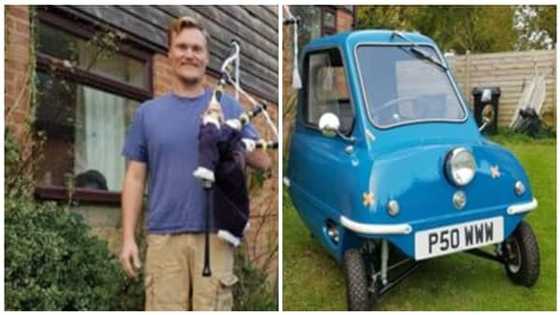 World's smallest car: Man travels the length and breadth of Britain with pint-sized car