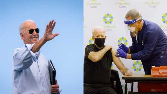 President Joe Biden celebrates 50 million vaccinations in the US