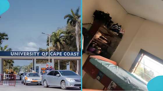 UCC fresher cries out over small room assigned to him and his roommates: "The fan is even broken"