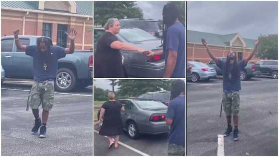 Primary school cleaner who walks to work gifted car, he raises hands to heaven with emotion