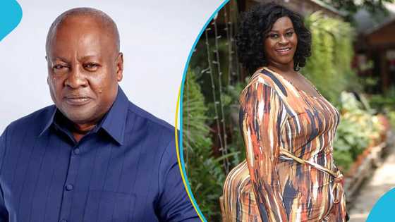 John Mahama donates GH₵5K and items at the late Little Mercy Smith's one-week celebration