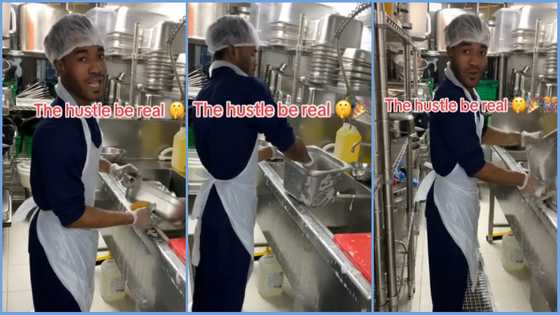 Young Ghanaian dish washer in Dubai rejects advice to quit his job and return home: "I earn gh¢9,500 monthly"