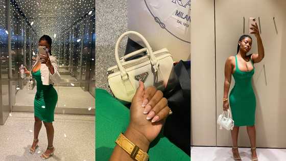 Beautiful single lady forgets all the men; takes herself on plush date in photos