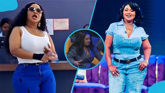 Nana Ama McBrown speaks fluent French with George Jahraa on TV, video impresses Ghanaians