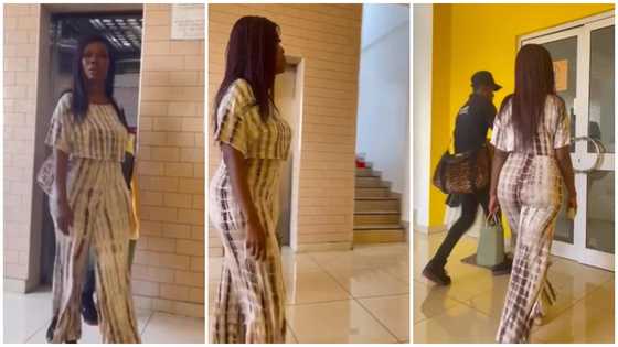 Delay: Beautiful TV Host Captures Attention With Stunning Dress; Netizens Admire Her