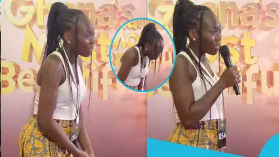 Ghana's Most Beautiful 2024 auditions: Ghanaians laugh out loud as lady fails to sing the National Anthem