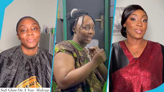 Charlotte Oduro looks young and beautiful in heavy makeup and frontal hairstyle after divorce