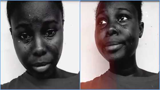 Pretty Ghanaian lady cries in viral video over nursing training admission: "I cannot wait another year"