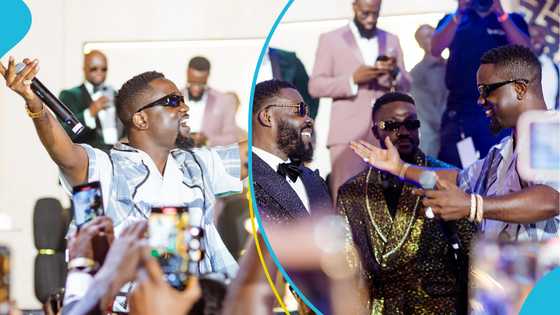 RNAQ's 40th birthday party: Sarkodie's GH¢11k shirt and GH¢22k shoes cause a stir
