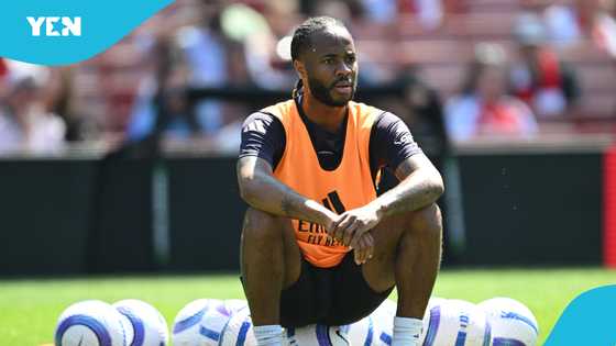 Raheem Sterling prevented from Feyenoord training 24 hours after signing