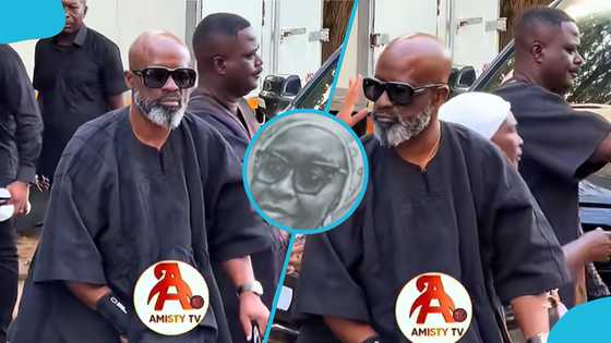 Nana Asante Bediatuo attends mother's funeral, displays resilience despite health struggles, video trends