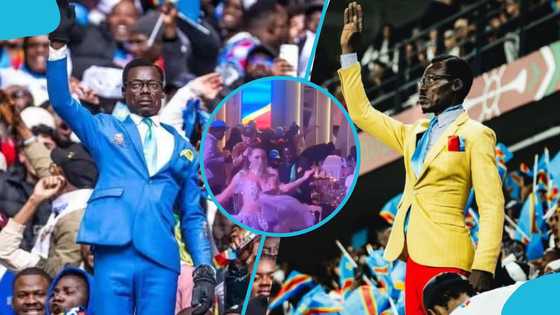 Viral DR Congo fan at AFCON spotted partying with Moroccan female dancer