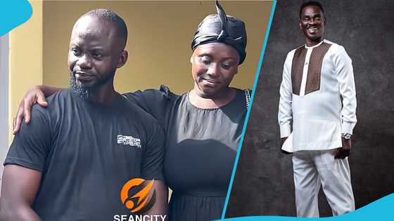 Painful moment as Yaw Sarpong’s children cry at his family home during gathering